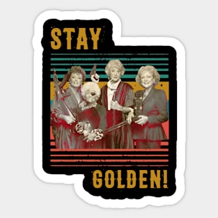 Stay Golden Sticker